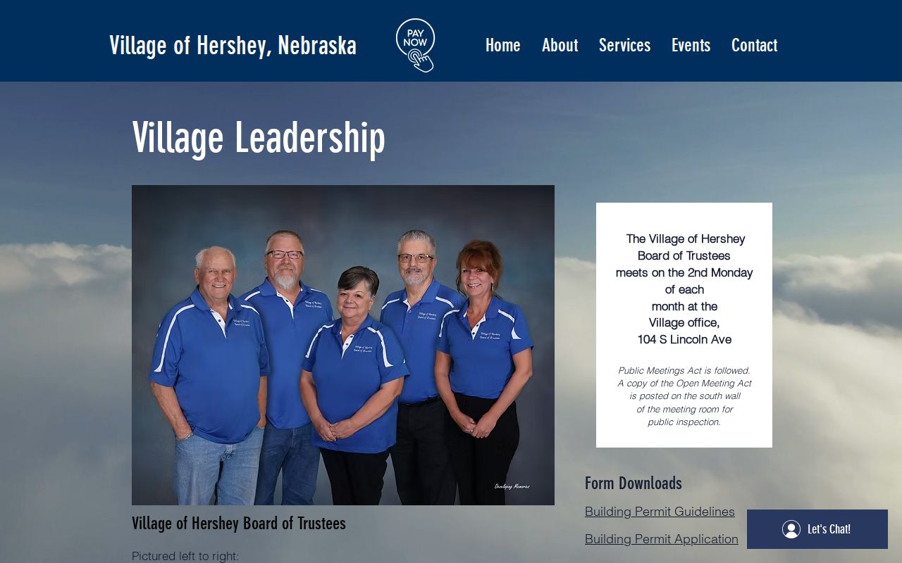 Hershey court docket boundary shown by village board meeting information