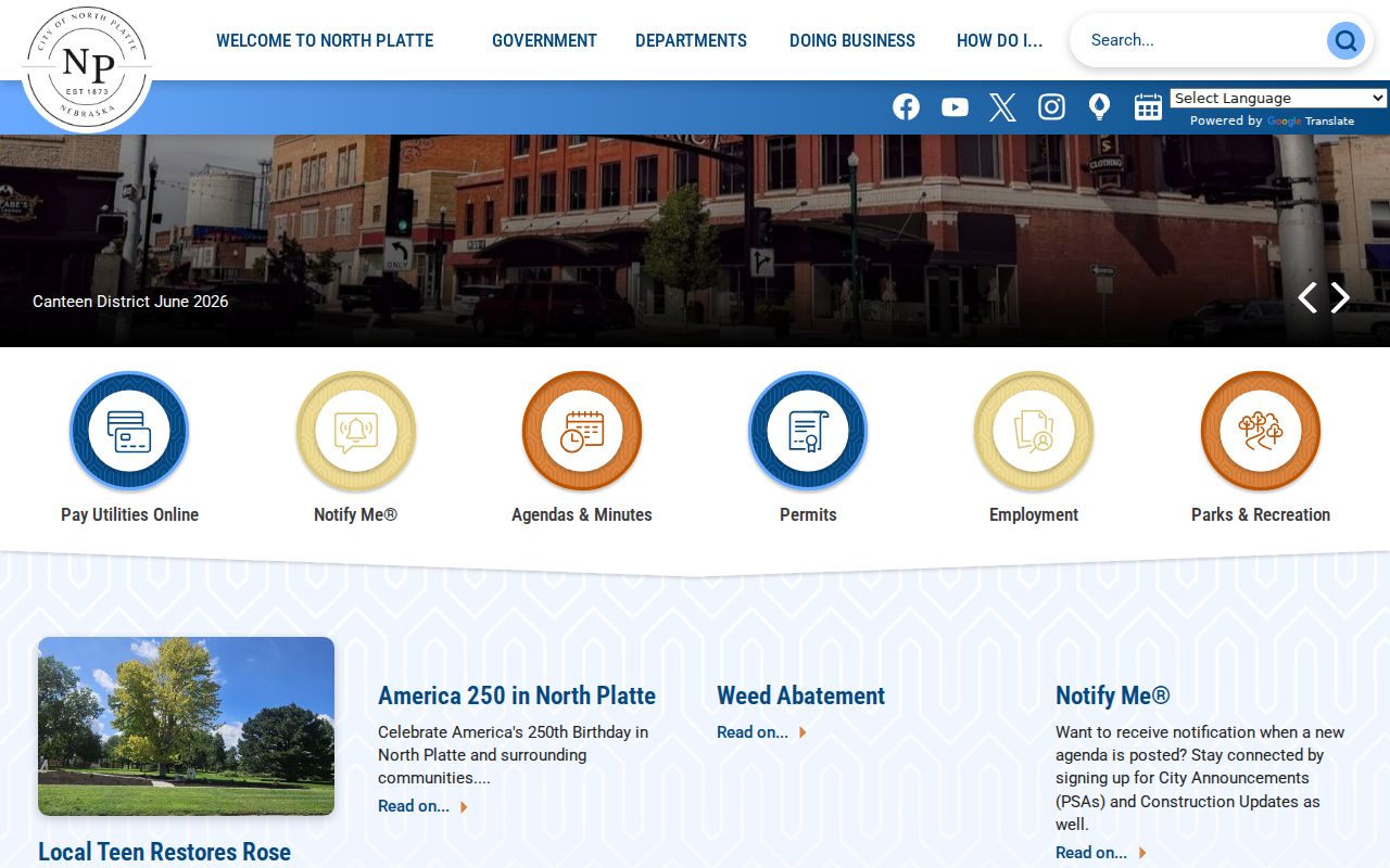 North Platte court docket city government context at City Hall